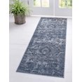thumbnail image 4 of Rugs.com Oregon Collection Rug – 12 Ft Runner Blue Low-Pile Rug Perfect for Hallways, Entryways, 4 of 5