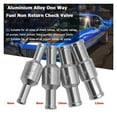 thumbnail image 2 of Aluminium Alloy One Way Fuel Non Return Check Valve Petrol Diesel For Car Automobile Helicopters Ships Motorcycles New ,Excellent Performance, 2 of 2
