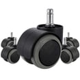 thumbnail image 2 of Ruedas para silla de oficina, paquete de 5, compatibles con sillas IKEA (10 mm x 22 mm) Heavy-FA-, 2 of 5