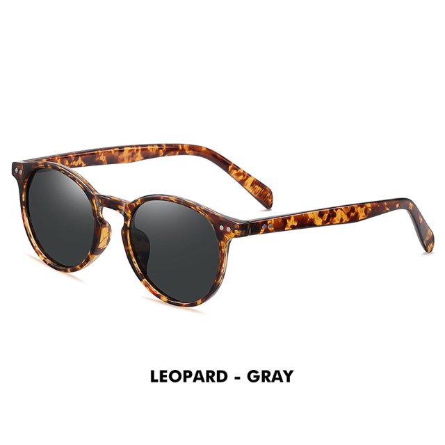 LM-Gafas De Sol redondas Retro para hombre y mujer, lentes De Sol ultraligeras TR90 polarizadas, De estilo Vintage, UV400 Fivean unisex