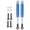 Blue, variant on BIMZUC 2Pcs RC 92mm / 3.6 inches Aluminum Shocks Absorber Internal Spring Dampers for TRAXXAS SLASH 2WD RC Car, Green