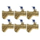 thumbnail image 1 of 6 Piezas 1 Válvula de de Latón Rosca con Colador para Gas de Aceite DN25, 1 of 9