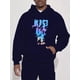 thumbnail image 2 of Sudadera con capucha con estampado de eslogan, sudaderas con capucha geniales para hombres, sudadera con capucha de diseño gráfico informal para hombres con bolsillo de canguro para el otoño de invier, 2 of 4