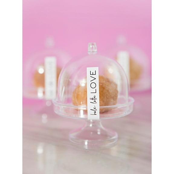 Mini Cake Stand Favor Domes Set of 12