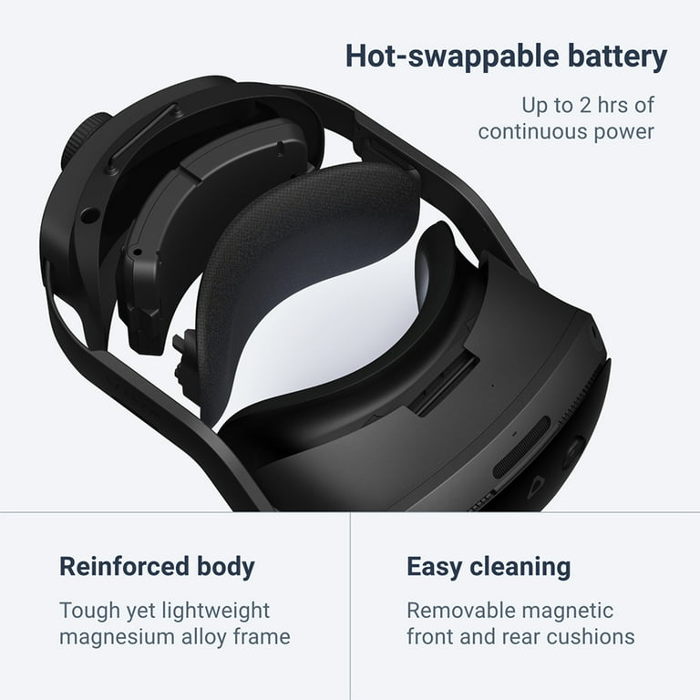 VIVE Focus Vision Virtual Reality Headset (99haum00600) - Walmart.com