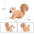 thumbnail image 1 of Mini Zoo Simulation Wild Animals Figurines Capybara Squirrel Mouse Raccoon Snake Model Plastic Action Figure Children‘s Toy Gift LZ, 1 of 7