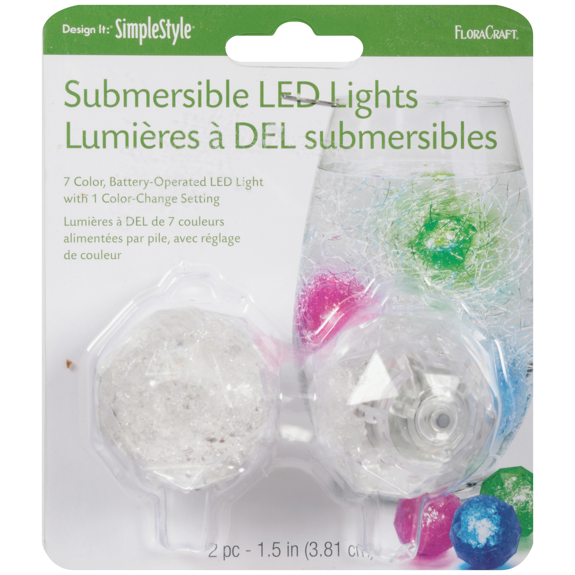 FloraCraft Submersible LED Lights, 2 Count - image 2 of 4