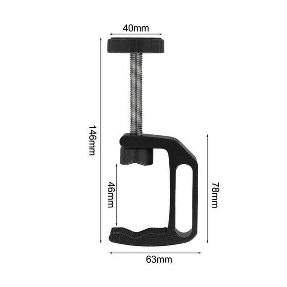 MYG Small C-Type Clamp,Table Clamp Screw Clamps Metal Clamps Made of Aluminium Alloy