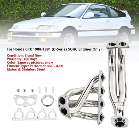 Exhaust Manifold Headers Fit for Honda Civic D-series EJ/EG/EH/EK D15 1988-2000