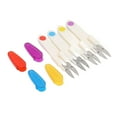 thumbnail image 3 of 4 Pcs U Shaped Sewing Scissors,Small U Shaped Scissors With  Cover Yarn  Stitch Thread Sewing Snips For Variety Of Material Fabric Thread Fit, 3 of 8