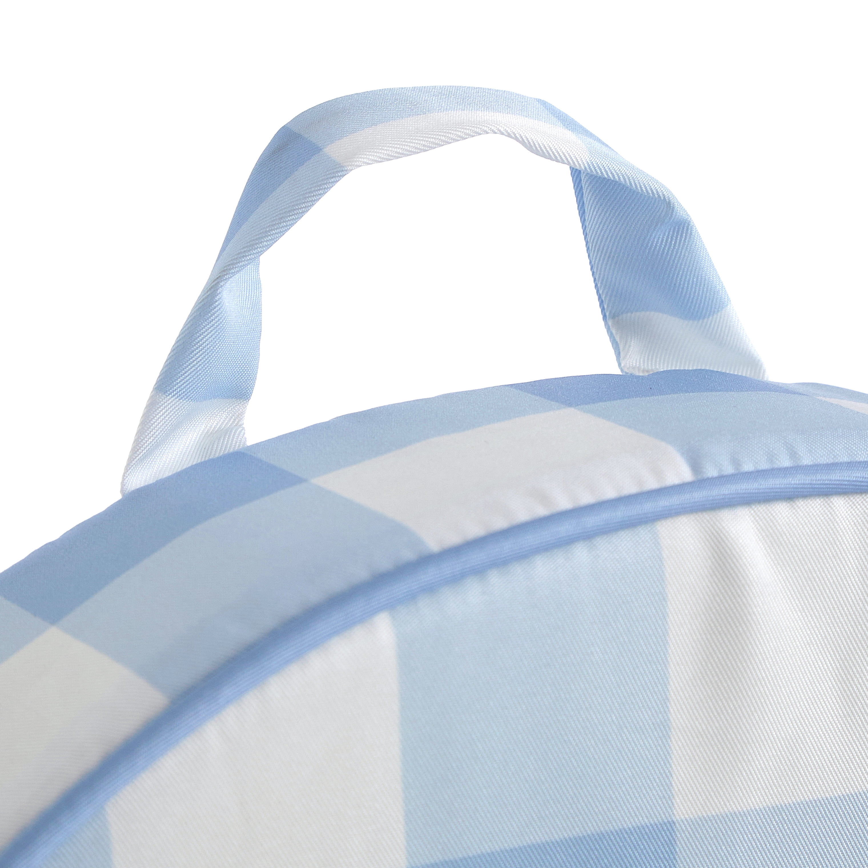 Little Next Toddler Blue Gingham Foam Chair