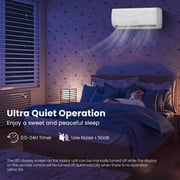 Costway 9000 BTU Split Air Conditioner & Heater Wall Mount AC Unit with Remote Control