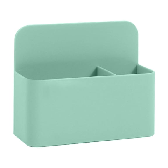 Magnetic Pencil Holder for Whiteboard and Refrigerator, Large Capacity Plastic Marker Organizer Storage Box, Magnetic Pen Cup for Locker and Office B#035 Sky Blue