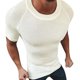 thumbnail image 1 of Jersey de manga corta ajustado de punto liso para hombre: material suave, corte moderno, tallas M-XXL, 1 of 6