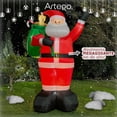 thumbnail image 2 of Inflable de Navidad Navideño SANTA CLAUS Artego MEGA gigante con led 4m, 2 of 8