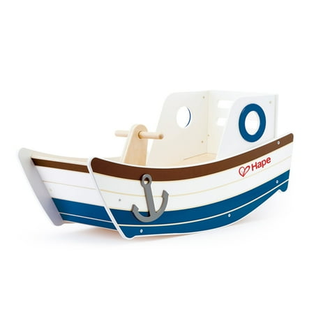 UPC: 6943478014299 | Hape High Seas Wooden Toddler Rocking Ride-On Baby & Kids