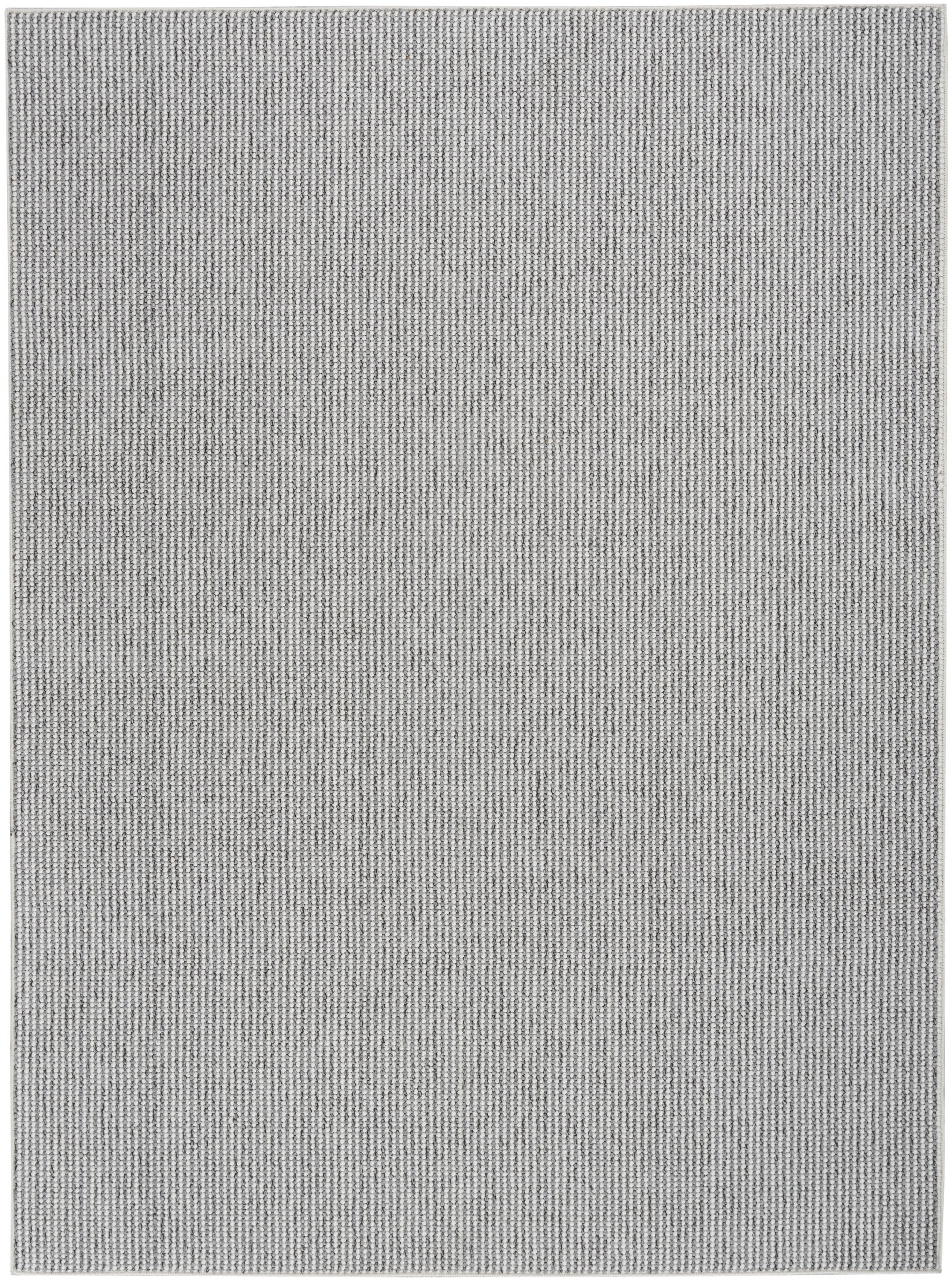 Nourison Textured Home All-over design Ivory Grey 3'11" x 5'11" Area Rug (4x6)