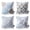 Bluecoffee, variant on Phantoscope Ocean Series Decorative Throw Pillow Cover, 18" x 18", Pink Marine Animals, 4 Pack