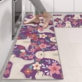 thumbnail image 2 of Kitchen Rugs Sets Of 2,Goldendoodle Dog and Flower Floral Anti Fatigue Kitchen Mat Rugs Non Slip Washable,Decorative Kitchen Floor Mats for Kitchen,Sink,Laundry,17"X47", 2 of 5