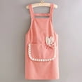 thumbnail image 4 of Taotanxi Women'S Cute Bunny Ears Apron With Pockets, Comfortable Kitchen Apron, Perfect for Coffee Shop, Baking, Gardening, Easter, Cooking., 4 of 6