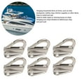 thumbnail image 3 of Cintre de Bateau, Crochet en Acier Inoxydable 6Pcs Ressort Snap Roulement Solide pour les Vêtements pour les Opérations de Haute Altitude, 3 of 8