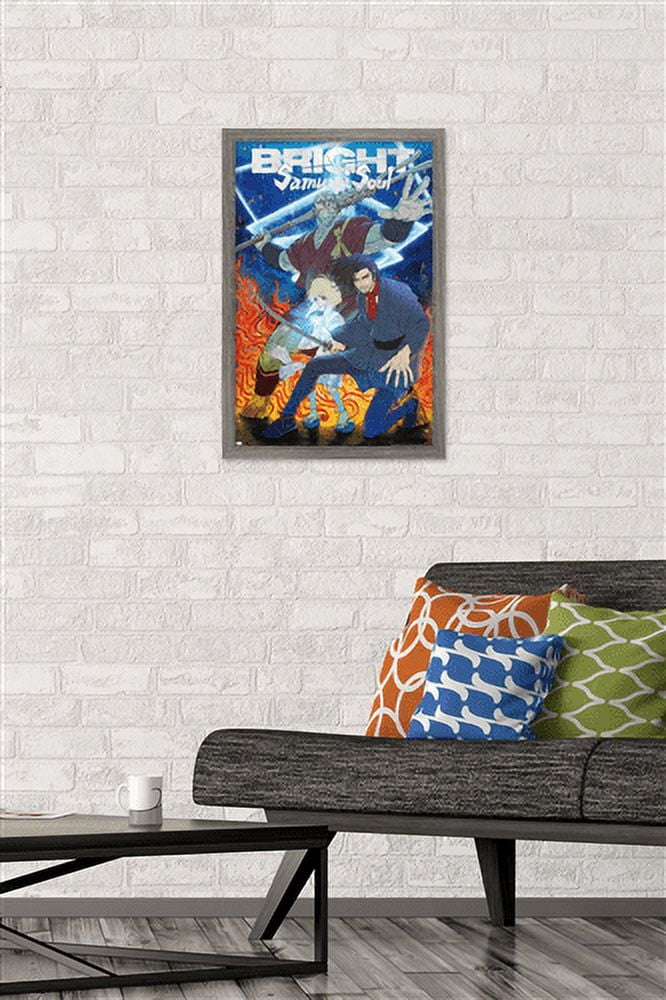 Netflix Bright Samurai Soul - Key Art Wall Poster, 14.725" x 22.375", Framed