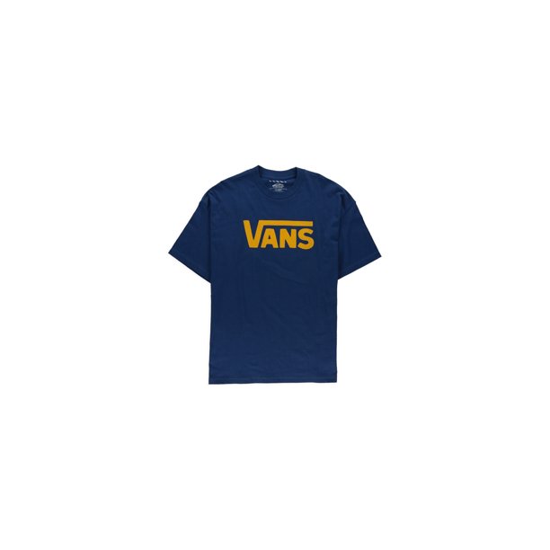 Vans Classic Logo Graphic playera para hombre, azul, XX-Large Vans Camiseta gráfica
