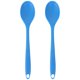 thumbnail image 1 of 2 piezas Silicona Cuchara Sirviendo cuchara Campaña antiadherente Cuchara de cocina Utensil de cocina resistente al calor, 1 of 8