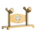 thumbnail image 4 of Bunblic Support de Microphone de Table Support de Microphone en Acier Inoxydable Karaoké Étagère Utilitaire Pratique 2 Places Plateau de Microphone Doré, 4 of 8