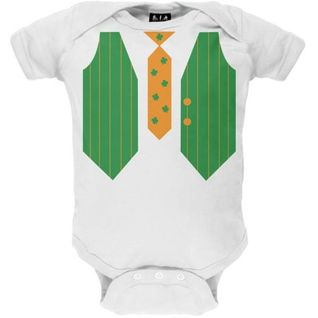 St. Patricks Day - Irish Leprechaun Costume Baby One Piece