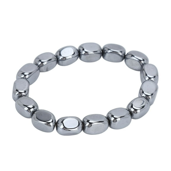Terahertz Bracelet Energy Stone Loose Elastic Natural Beads Terahertz Bracelet for Women Men