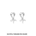 thumbnail image 4 of letairis 2 Pieces Necklace Clasp Necklaces Pendant Lock Hook Silver Jewelry Making Finding Connection Accessory Replacement Part Silver Type 2, 4 of 8
