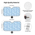 thumbnail image 3 of Fuzoiu Winter Paisley Pattern Print Car Windshield Sun Shade,Block Uv Rays Sunshade,Foldable Front Window Sun Visor Protector for Car,SUV,Truck-Keep Vehicle Cool-Winter Paisley Pattern, 3 of 8