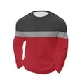 thumbnail image 4 of YFNNUP Men's Waffle Long Sleeve Shirts,Crew Neck Thermal Underwear Tops Casual Pullover Sweaters Knit Undershirts, 4 of 5