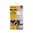 thumbnail image 2 of Joe Boxer Women's Cotton Spandex Hi-Cut Brief Panty Underwear with Iconic Winky Logo, 5-pack, Sizes S- XXXL, 2 of 11