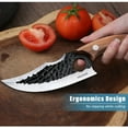 thumbnail image 5 of Viking Knife With Sheath Hand Forged Butcher Knife Meat Cutting Kitchen Cleaver, 5 of 6