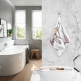 thumbnail image 2 of Yayeee 100% Cotton Hand Towels for Bathroom 16" x 28" Soft Absorbent Kitchen Towel, White Cute Cat, 2 of 7