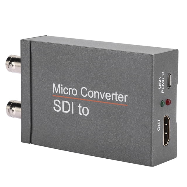 Convertidor SD Ito HD, convertidor de señal Mini HD SDI a HD, durabilidad extendida