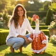 thumbnail image 4 of XGFHYJEH Porch Goose Outfits Halloween, Porch Goose Clothes Clearance, Goose Clothes for Porch Goose, Goose Costume 23'' for Outdoor Outside Front Porch Garden Yard Lawn, 4 of 6