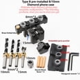 thumbnail image 2 of Kit d'Outils de Positionnement Trois-en-un pour Menuiserie Professionnelle - Alliage d'Aluminium & Acier Inoxydable CNC avec Profondeur Réglable, Échelles Claires, Manchons/morceaux Modulaires, Positionnement en Laiton, 2 of 6
