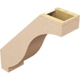thumbnail image 5 of Ekena Millwork 5"W x 18"D x 18"H Baker Rough Cedar Woodgrain TimberThane Knee Brace, Primed, 5 of 6