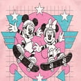 thumbnail image 3 of Disney - Mickey & Friends - Retro Skaters Mickey & Minnie - Toddler And Youth Girls Raglan Graphic T-Shirt, 3 of 4