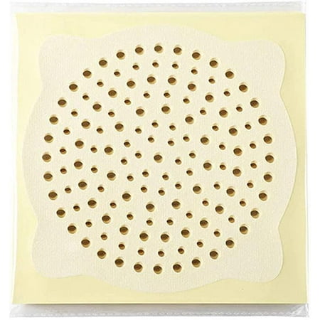 

Bellaven 80Pack Drain Hair Catcher Disposable Sink Filter Shower Drain Sticker Filter Sewer Drain Protection Bathroom and Kitchen Drain Accessories (Yellow A 15cm 80) 80PCS 15*15