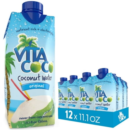 Vita Coco Coconut Water, Pure, 11.1 Fl Oz, 12