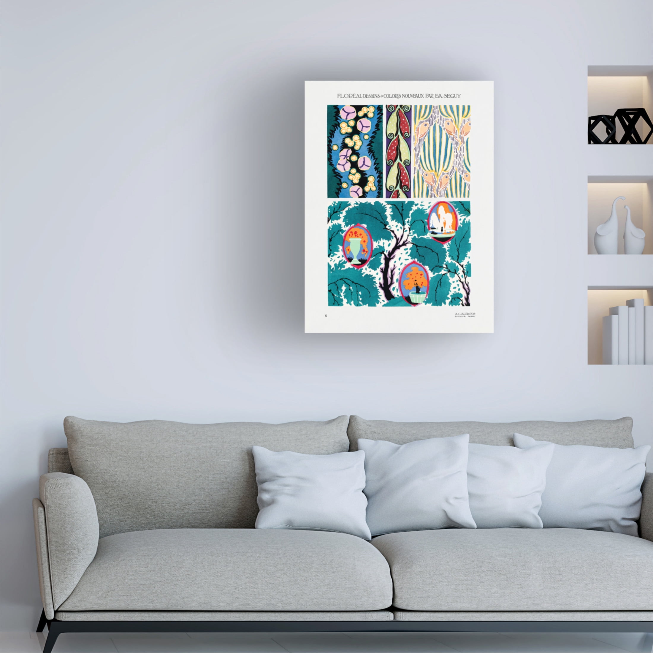 Trademark Fine Art Pictufy Pattern 04 Canvas Wall Art