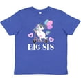 thumbnail image 3 of Inktastic Big Sis Unicorn Sister Announcement Youth T-Shirt, 3 of 5