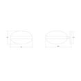 thumbnail image 2 of Sonneman 3610.14 Pillows 2 Light 6" Tall Led Wall Sconce - Brass, 2 of 7