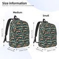 thumbnail image 2 of Balery UAE Travel1 1 Mochila Clásica Impresa Básica para Viaje, Mochila Escolar Resistente al Agua, Mochila de Lona con Correas Ajustables-Small, 2 of 5