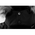 thumbnail image 5 of GGleaf Men's Winter Coat Warm Hooded Puffer Jacket Thicken Parka with Detachable Hood Faux-Fur Trim Black XXL, 5 of 7