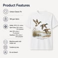 thumbnail image 6 of Mallard Duck Graphic T-Shirt, Unisex Wildlife Bird Illustration Tee, 6 of 8